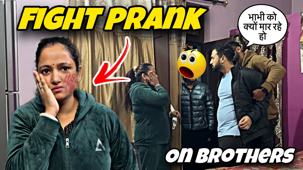 Fake Fight prank on goutam 🤣🤣 || Prank goes Real || jeet thakur pranks #couplevlogs #funny