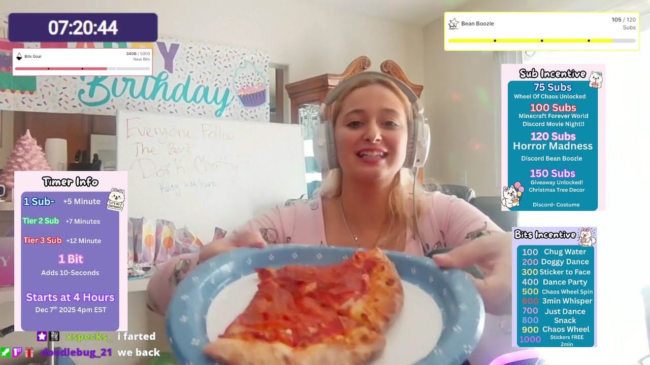 9 Hours of CHAOS!! Birthday Subathon Stream, Raw long Gaming.