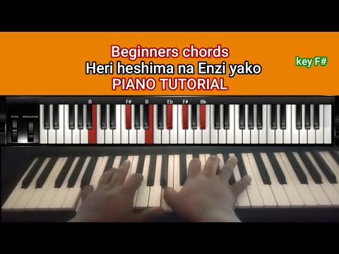 Heri Heshima Na Enzi Yako Wimbo Wa Kuabudu Jinsi Ya Kuupiga Kwenye Kinanda