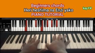 ''Heri heshima na Enzi yako'' wimbo wa kuabudu.🎹🎹🎹🎹🔥🔥🔥🔥🔥jinsi ya kuupiga kwenye kinanda.
