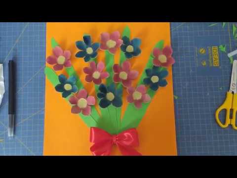 Ramo de flores de papel - Idea de REGALO para SAN VALENTÍN