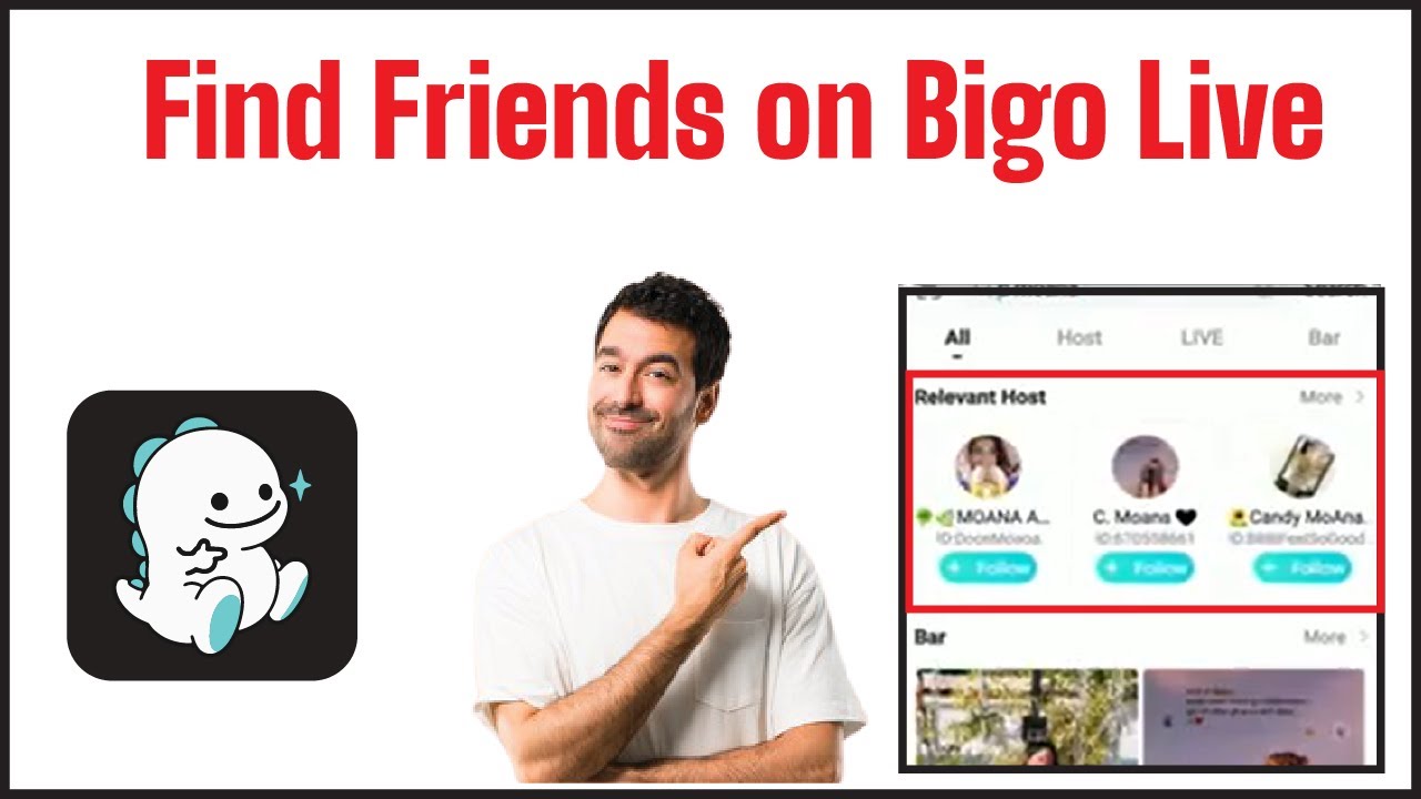 Bigo Tutorial How To Find Friends on Bigo Live | Make Friends on Bigo Live App 2021 ...