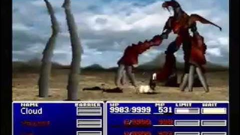 Final Fantasy VII Ruby Weapon Dead Cloud Solo!