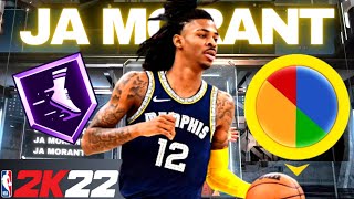 NBA 2K22: COMO CRIAR A BUILD DO JA MORANT COM CONTACT DUNKS E 99 SPEED (BADGES + GAMEPLAY) PT BR