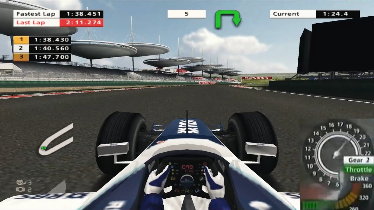 F1 06 PS2 Shanghai Lap Williams