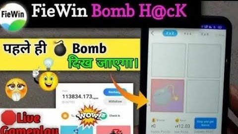 Fiewin mod ! Fiewin minesweeper h@ck 💣  bomb show mod apk  ! Fiewin minesweeper bomb visible mod apk