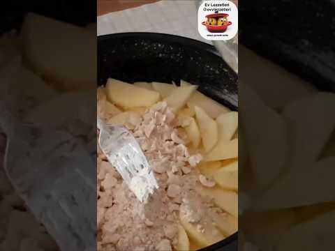 YOK BÖYLESİ✅️ Çok Farklı Elmalı  Kek Tarifi!  #cake