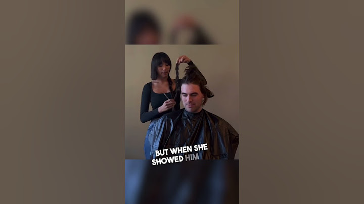 She cut her own hair to support his cancer fight ❤️