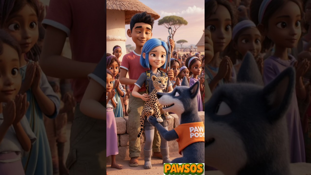 Rescuing a Lion Cub from a Well! 🦁 | Aryo & Blue-Haired Hero 🐾