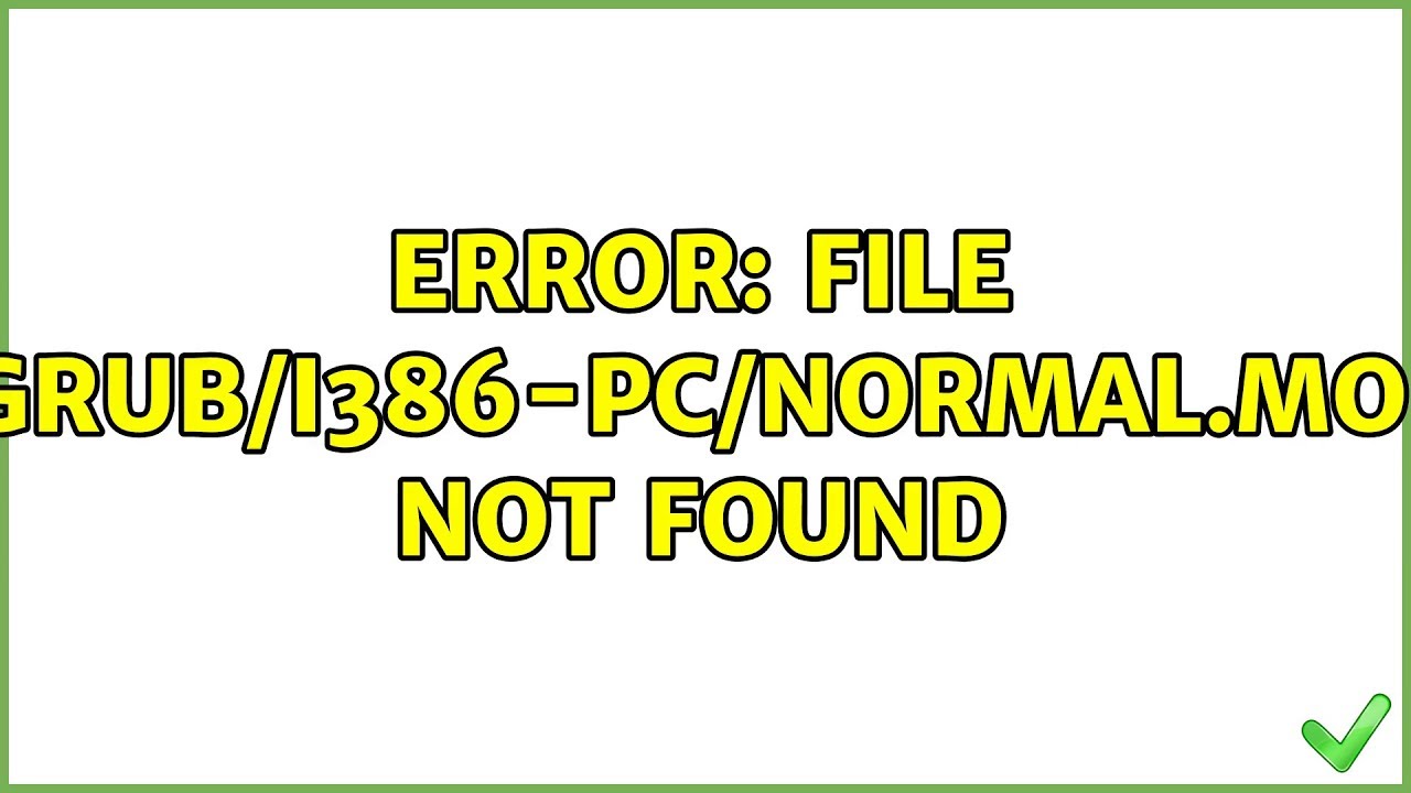 Grub native sectors not found. Grub native sectors not found