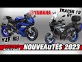 NOUVEAUTES 2023 : Yamaha Tracer 10 GT, Ténéré 900, R9 et Fantic Caballero 700