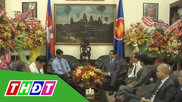 Đồng Tháp chúc Tết Lãnh sự quán Lào và Campuchia | THDT