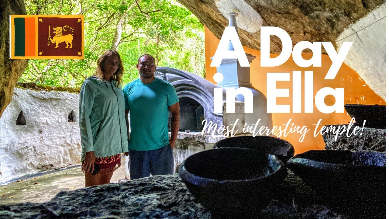 A Day in Ella | Must Visit Temple (Dhowa Rock Sri Lanka)