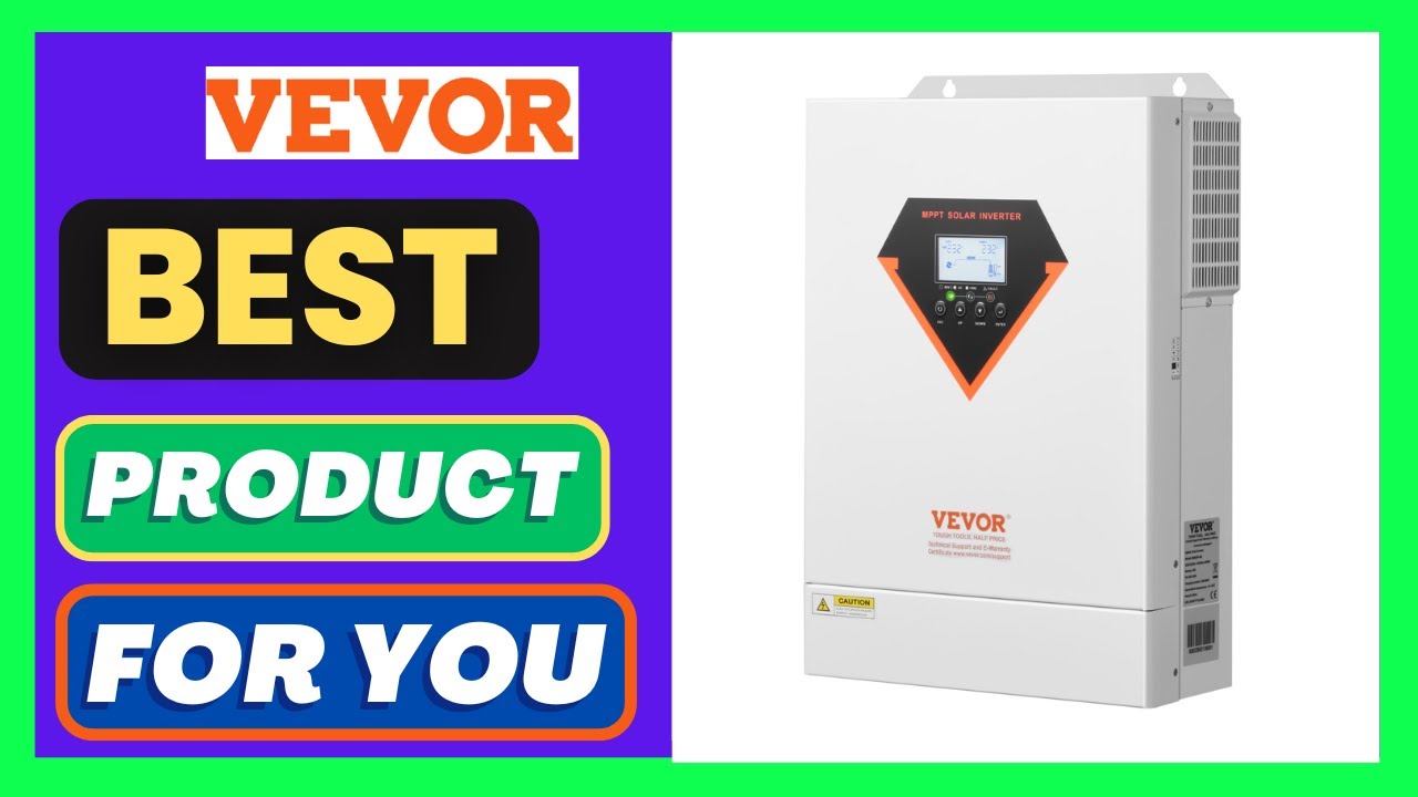 VEVOR Hybrid Solar Inverter, 6000W, All in One
