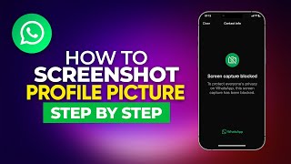 How To Screenshot WhatsApp Profile Picture (Easy Method) #whatsapp #whatsappdp