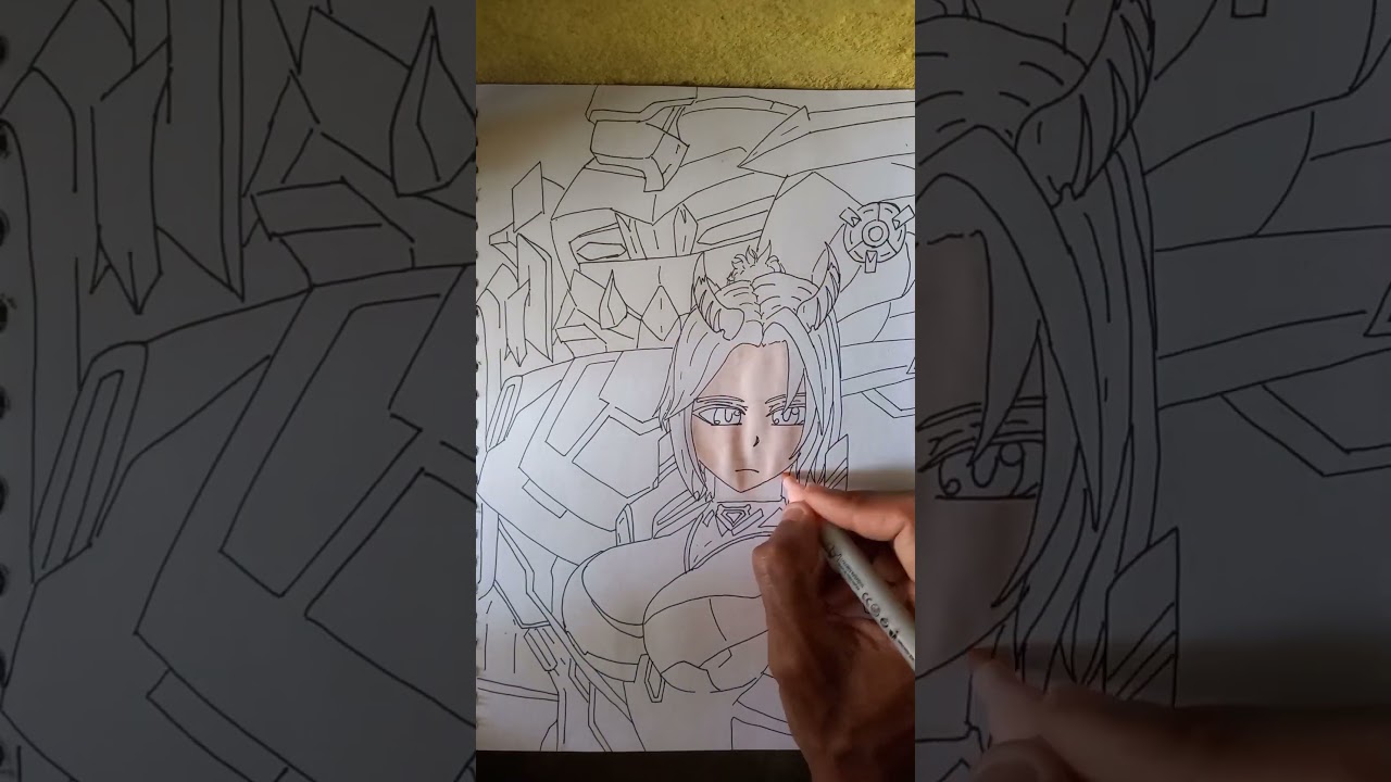 un último debujito con temática de la collab 