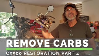 Remove Carburetors - CX500 Part 4