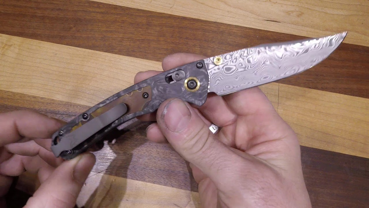 Benchmade Mini Crooked River Gold Class