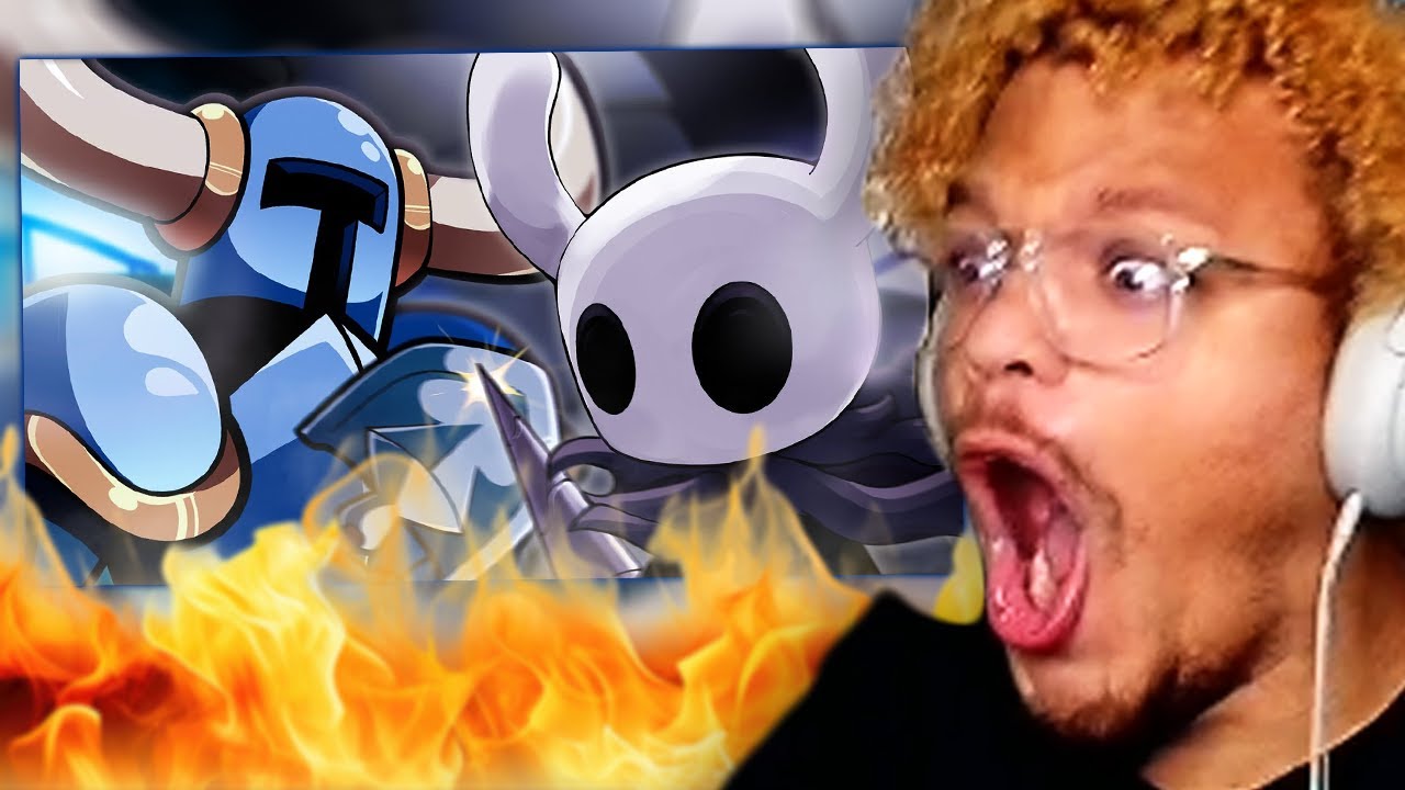 Hollow Knight против Shovel Knight — РЭП-БИТВА! — при участии LongestSoloEver и Rosenthal РЕАКЦИЯ!!!