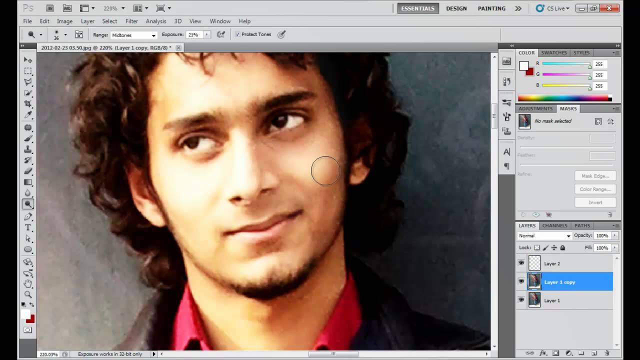 Adobe Photoshop - Tone Enhancement