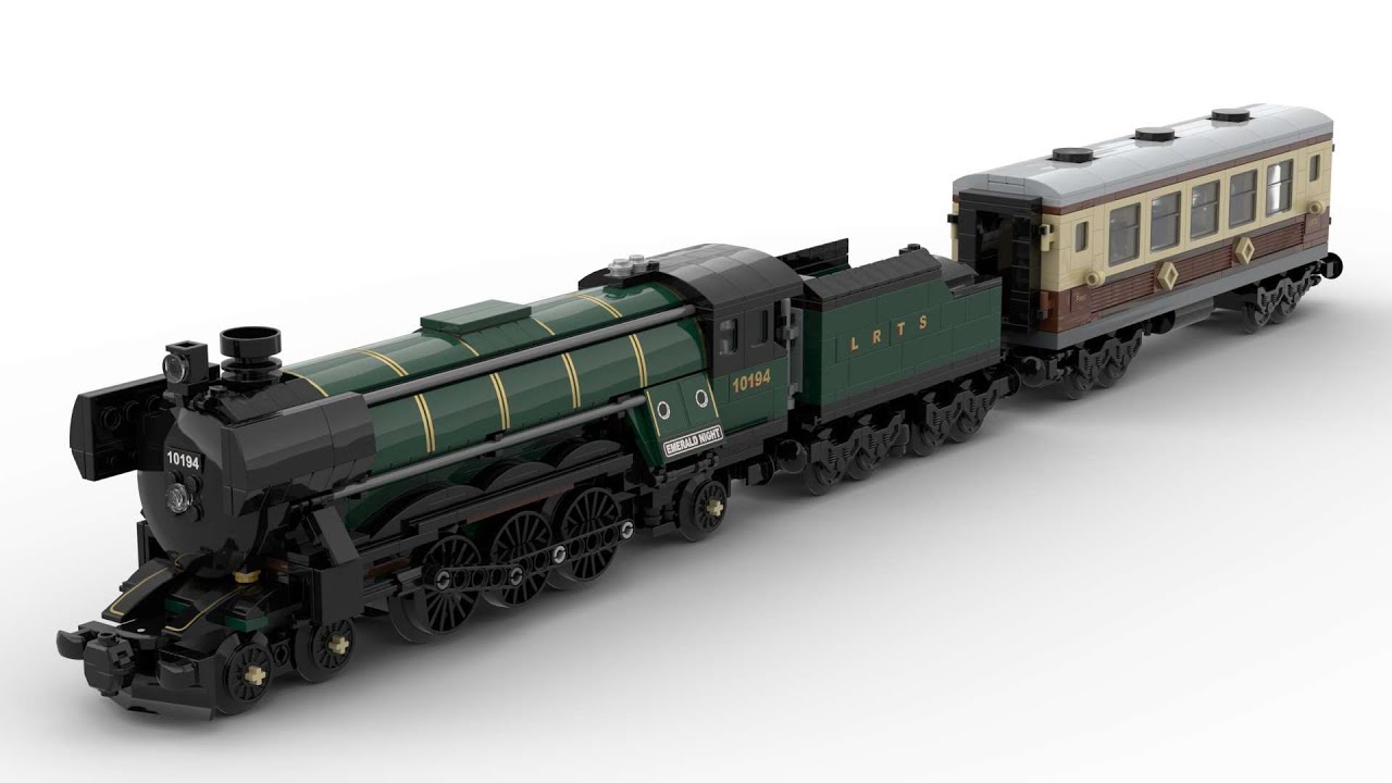 Lego 10194 Emerald Night Speed Build LDD by PLegoBB