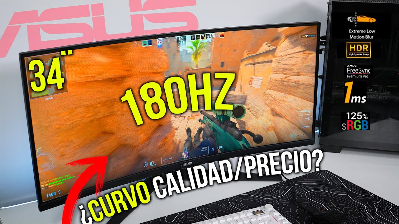 ¿VALE LA PENA ESTE MONITOR GAMER? 😱 ASUS TUF VG34VQL3A | 34
