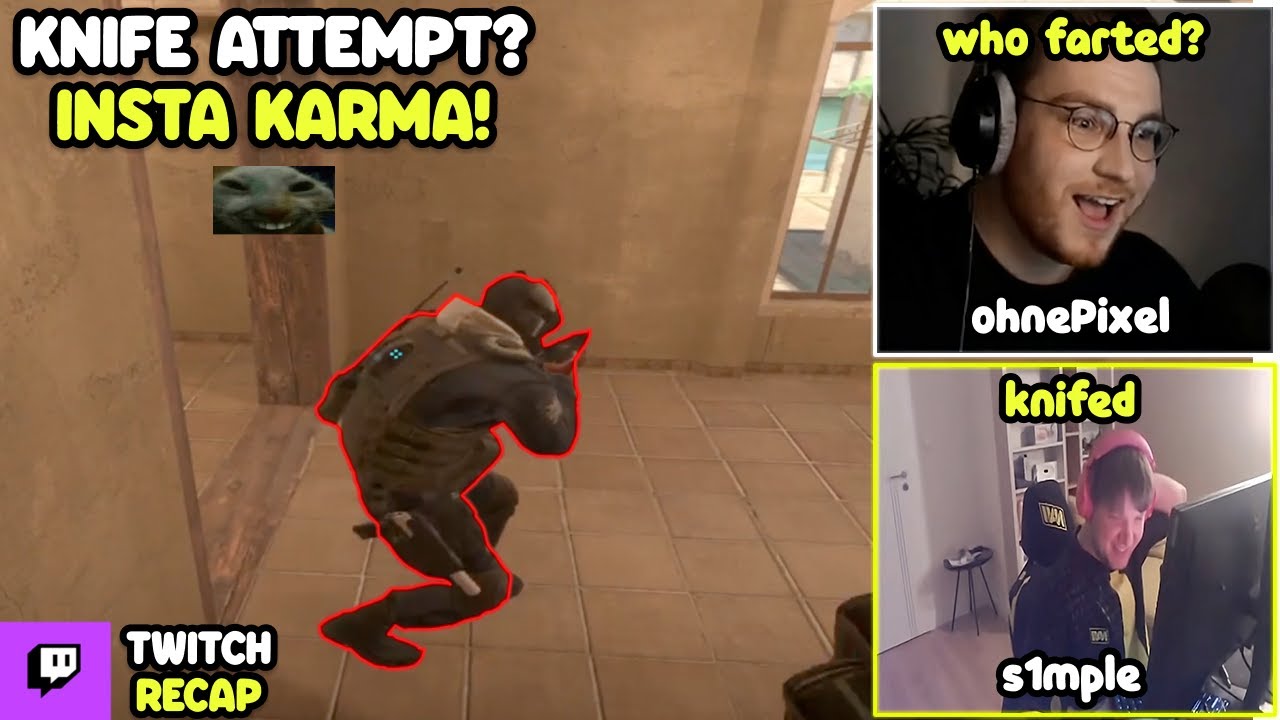 FART INCIDENT ON LAN? S1MPLE GETTING KNIFED? BLAST PREMIER BEST PLAYS!  || CS 2 TWITCH HIGHLIGHTS