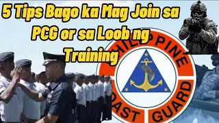 5 Tips bago ka pumasok sa training #training #coastguard #video #tips