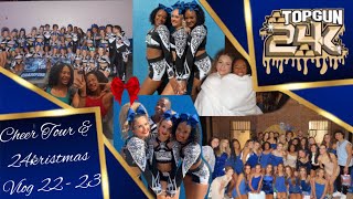 Topgun 24k | Cheer Tour & 24kristmas Party Vlog