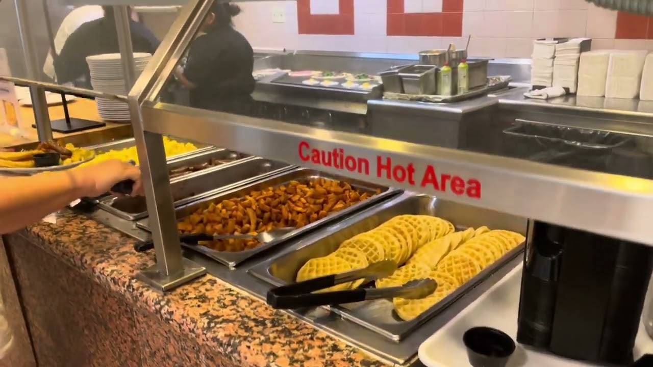 Free breakfast buffet before Disneyland!! Embassy Suites in Anaheim California