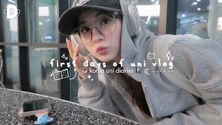 🎧first days of uni vlog: языковые курсы в Korea university, дни на кампусе, рутина [ENG/RUS]