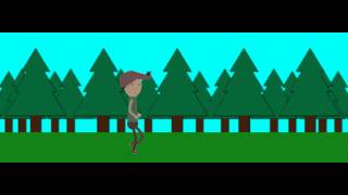 Character Walk Cycle Following Mt. Mograph Summit 4