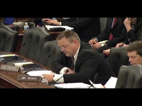 Montanan Testifies before Tester Senate Veterans P...