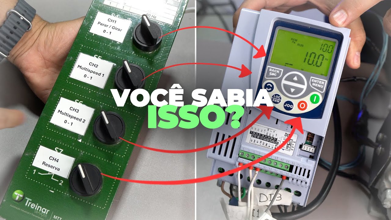 COMO USAR A FUNÇÃO MULTI SPEED no Inversor WEG CFW500 – Passo a Passo!