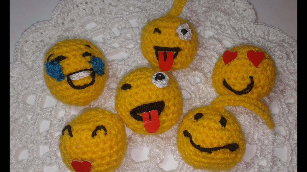 hacer emojis,,emoticones tejidos a crochet YouTube