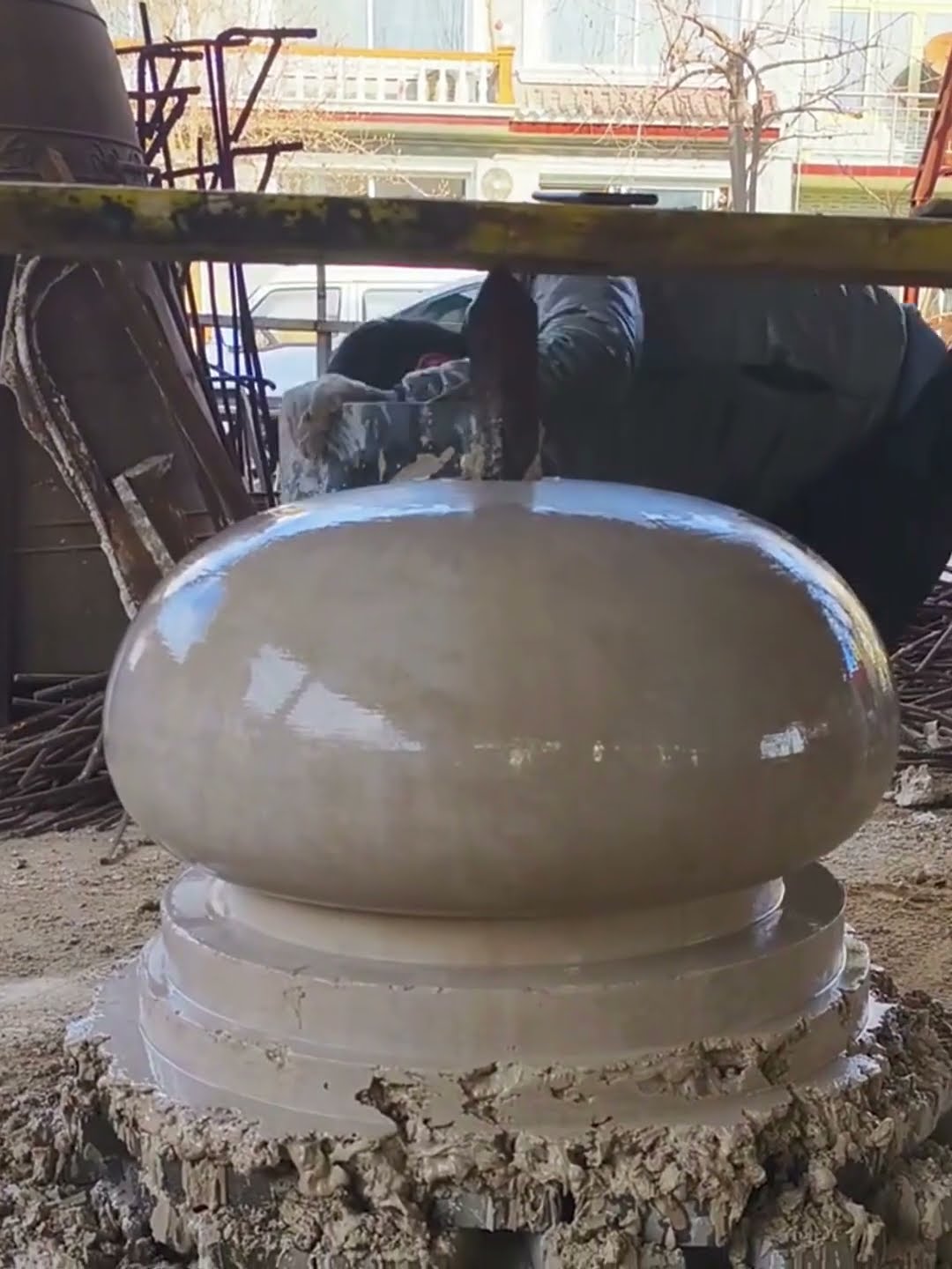 Circular copper furnace model making process- Good tools and machinery make work easy