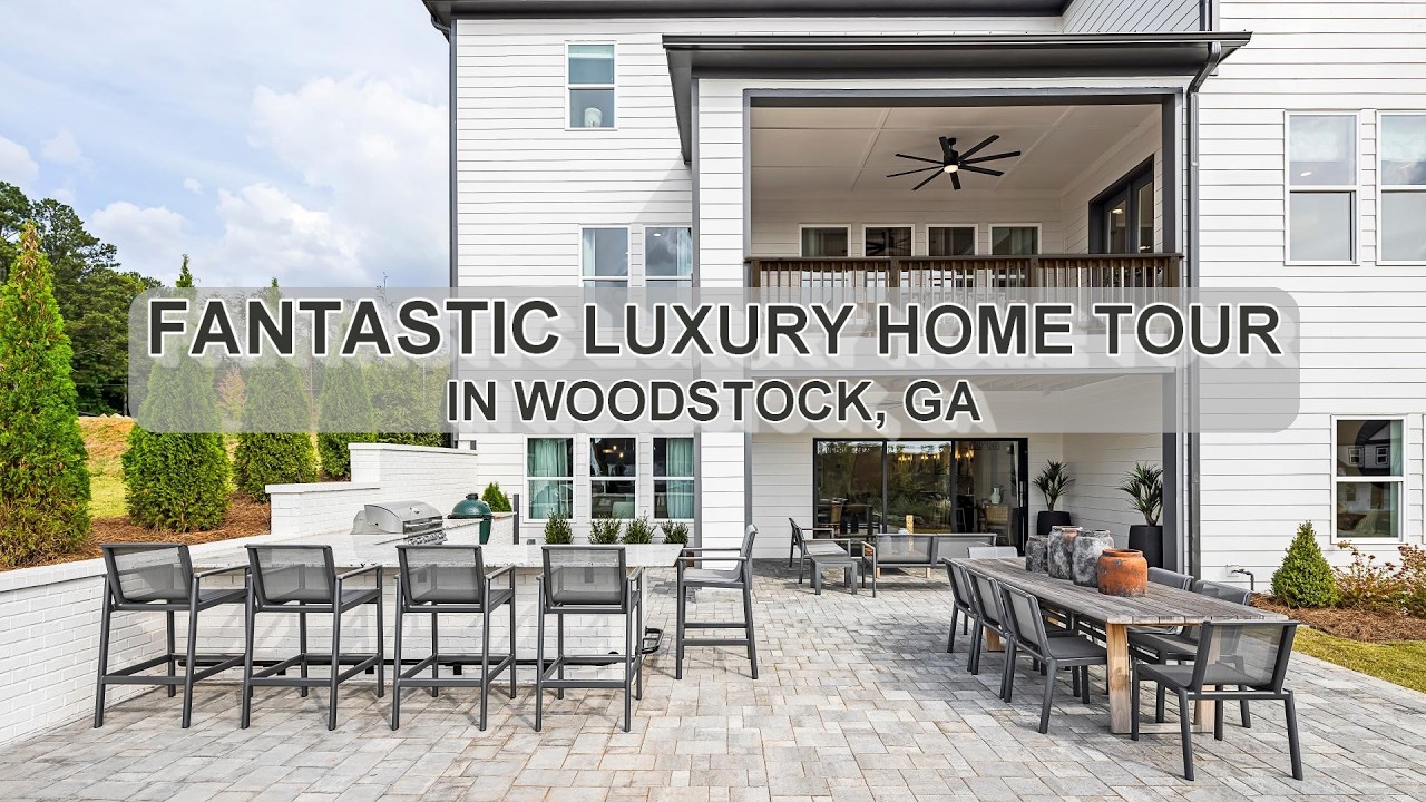 FANTASTIC Luxury Home Tour in Woodstock, GA
