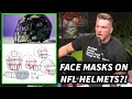 Pat McAfee Reacts To Oakley's NFL Face Shields