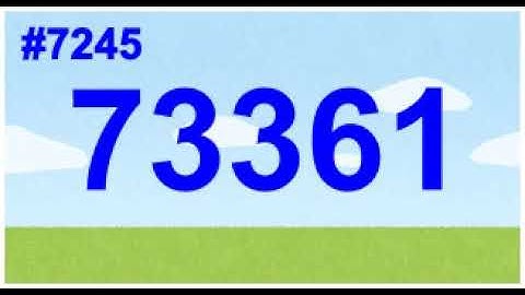 Count up 7201st to 7300th prime numbers! 1st channel.