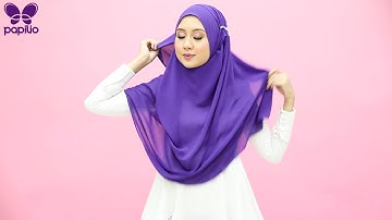 Tutorial Instant Shawl Single Loop BALQIS Series