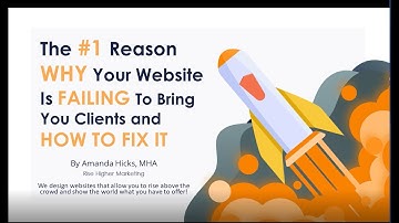 The #1 Reason Why Your Website is Failing to Bring You Clients and How to Fix It!