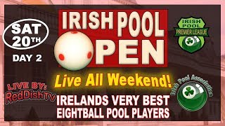 Irish Premier Pool 2017/2018 - 6 Live Matches Saturday 20th January