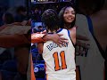 game recognizes game 🤝 #jalenbrunson #nba #wnba #basketball #angelreese #paigebueckers