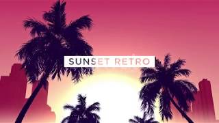 Sunset retro vj loops background