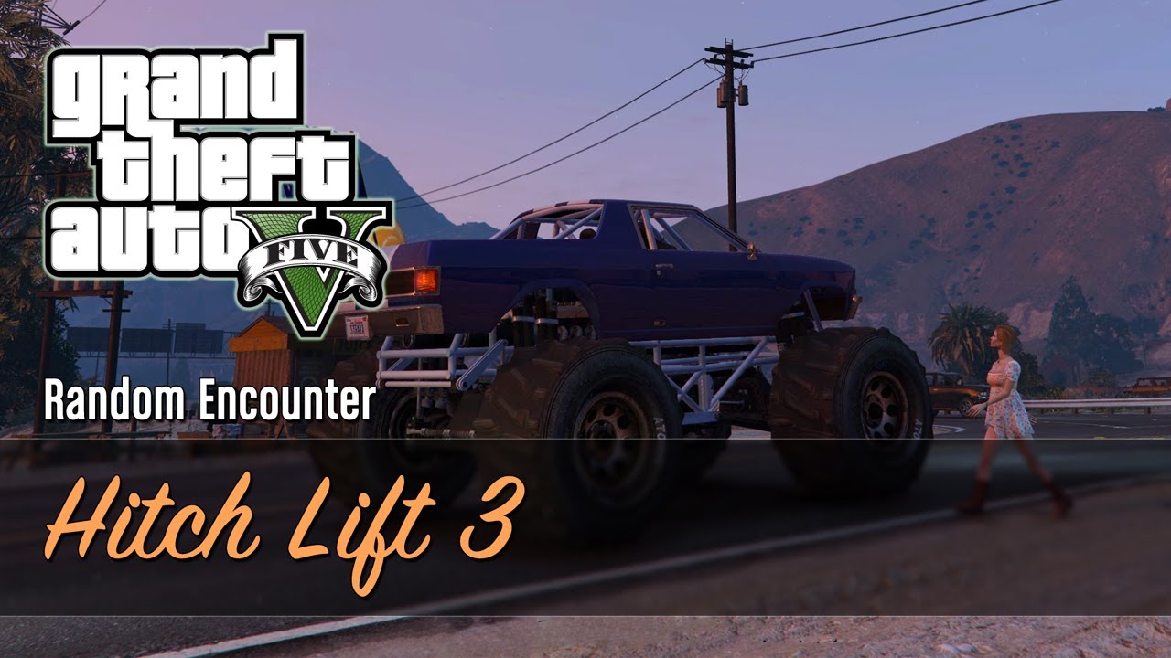 GTA 5 Random Event Hitch Lift 3 YouTube