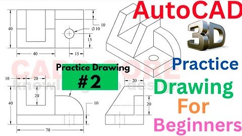 Autocad 3D Drawing IIAutocad 3D Tutorial For Beginners Il 3D Drawing @AutoCADbyNishaMathur 