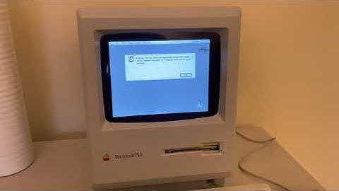 Color Mac Plus - Startup Chime and Floppy Sounds