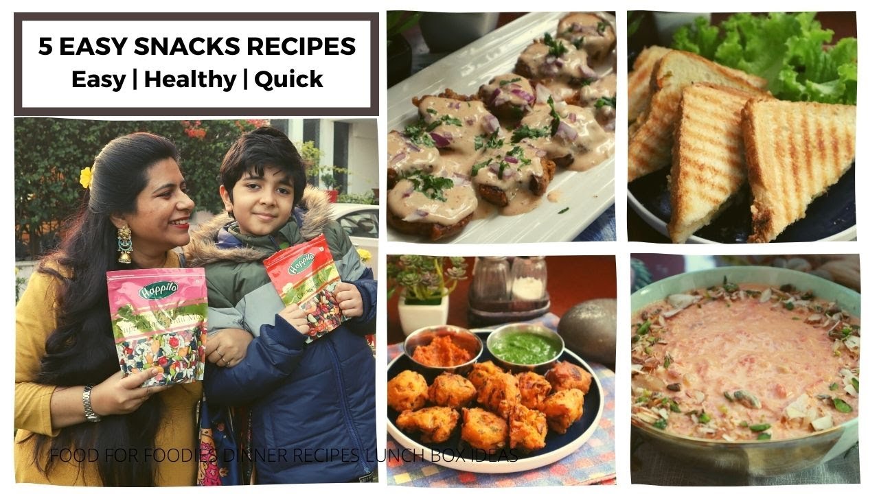 5 Winter Snacks recipes | Food For Foodies | #Happilo # Happilosnacks #Happilotrailmix