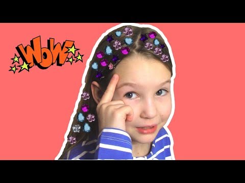 Прическа из камней / Драгоценные камни для волос / BEAUTY обзор для девочек - Смотреть видео с Ютуба без ограничений