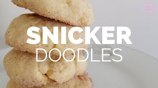 Easy Snickerdoodle Cookies - NO CREAM OF TARTAR